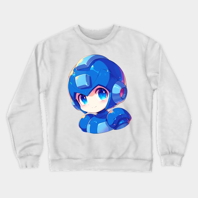 megaman Crewneck Sweatshirt by peterdoraki